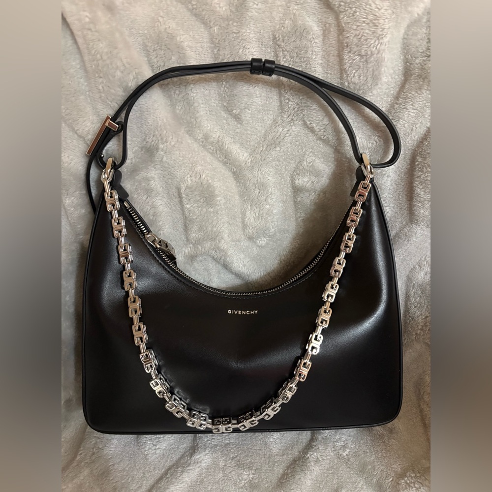 Givenchy Black moon cut out shoulder bag